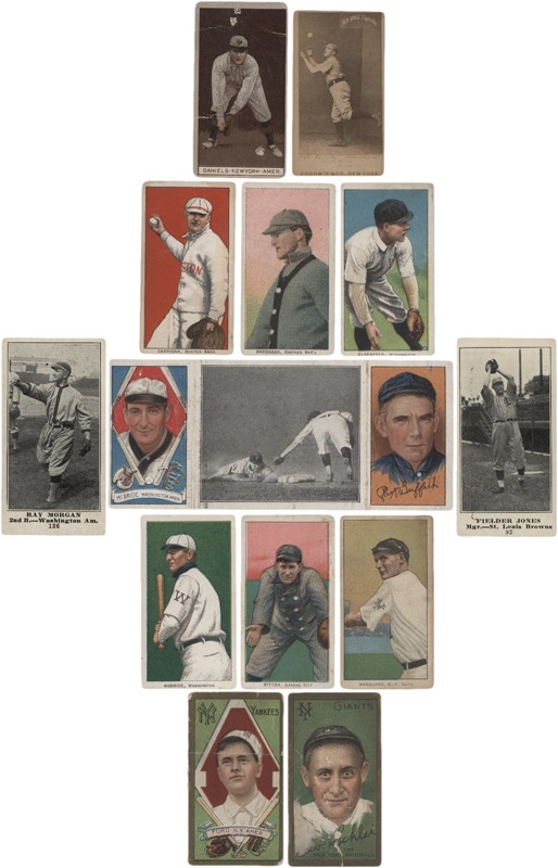 Baseball and Trading Cards - Tobacco Card Shoe Box Collection with Hall of Famers (155)