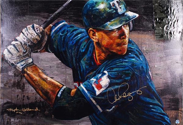 - Alex Rodriguez Signed Stephen Holland Giclee Edition SP20