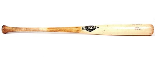 2005 Albert Pujols Game Used Old Hickory Bat