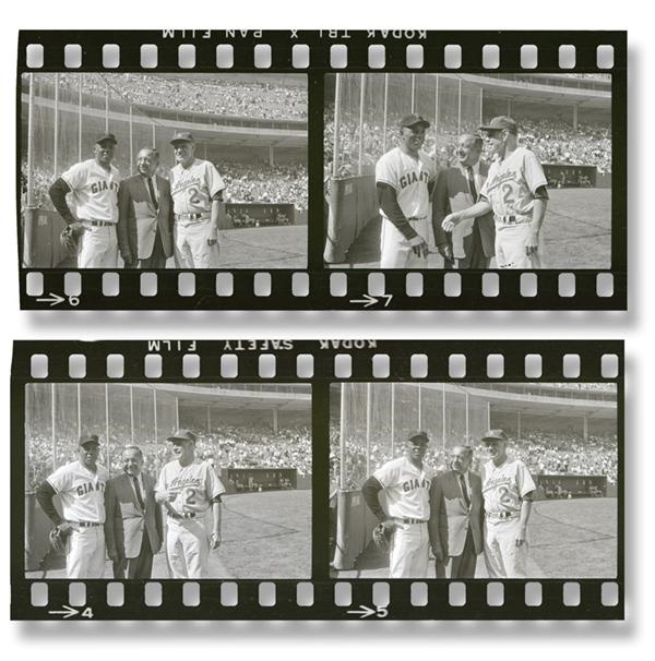 Baseball Photographs - Amazing Collection of 1959-1967 Willie Mays Original Negatives (300+)