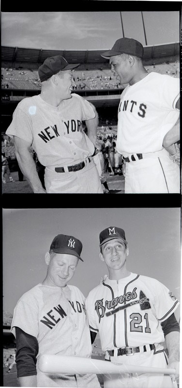 Baseball Photographs - 1961 Baseball All-Star Game Negatives (134)