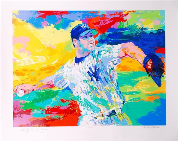 Sports Fine Art - Roger Clemens Signed and Inscribed Leroy Neiman 
Serigraph 10/65 Artist Proof