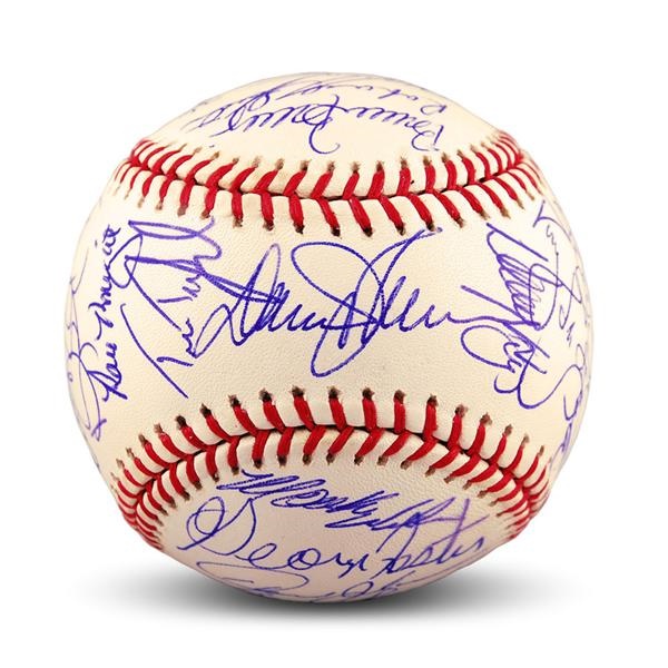 Baseball Autographs - 1986 New York Mets World Series Team Signed Baseball