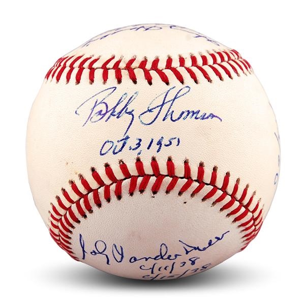 Great Moments Signed Baseball With Harvey Haddix