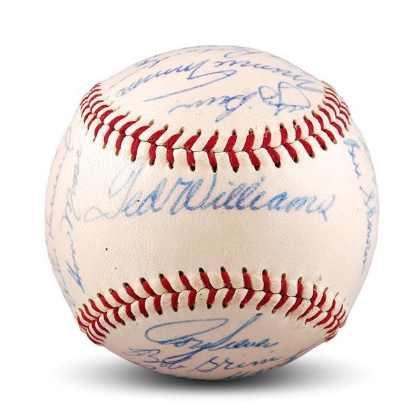 Baseball Autographs - 1959 American League All-Star Signed Baseball (8.5)