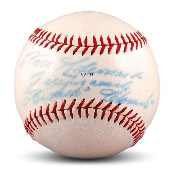 The Yuyo Ruiz Collection - Roberto Clemente Single Signed Baseball