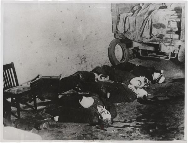 Crime - Bugs Moran Gang St Valentines Day Massacre 1966 Photograph