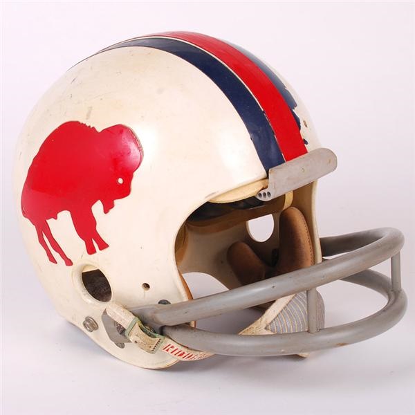 1972-73 Buffalo Bills "Standing Buffalo" Game Worn Helmet
