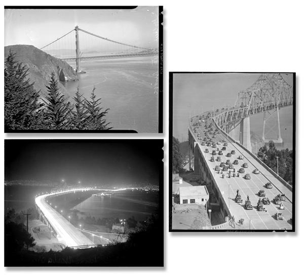 California - 1930’s San Francisco Golden Gate and Bay Bridge Negatives (200+)