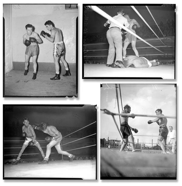Muhammad Ali & Boxing - 1930’s - 1940’s Professional Boxing Negatives (150+)