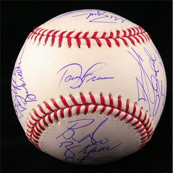 Autographs Baseball - 2004 Boston Red Sox World Series Champions Team Signed Baseball