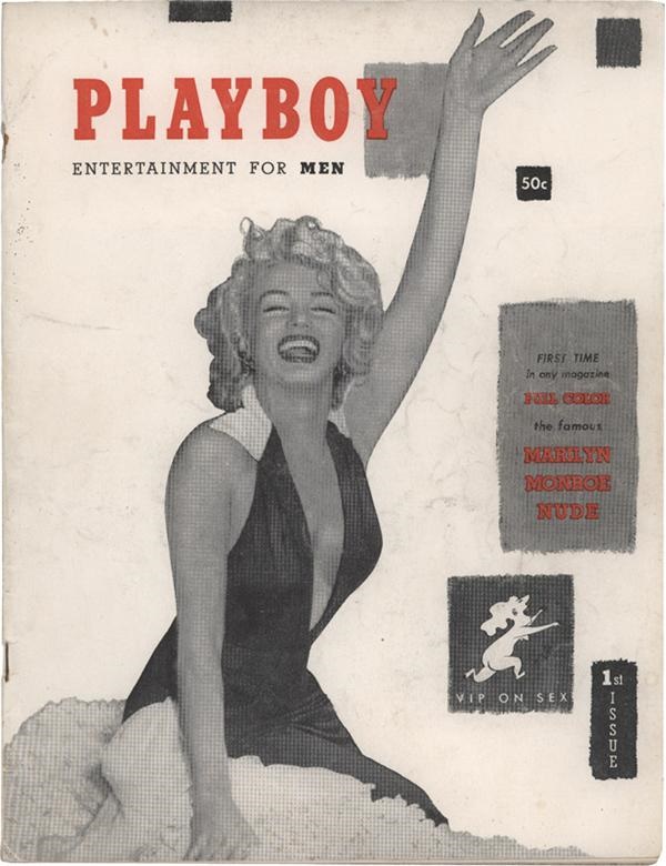 Rock And Pop Culture - Historic 1st Issue of Playboy Magazine with Marilyn Monroe