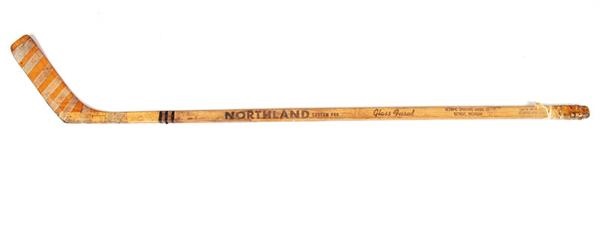 Hockey Equipment - Gordie Howe Game Used Stick