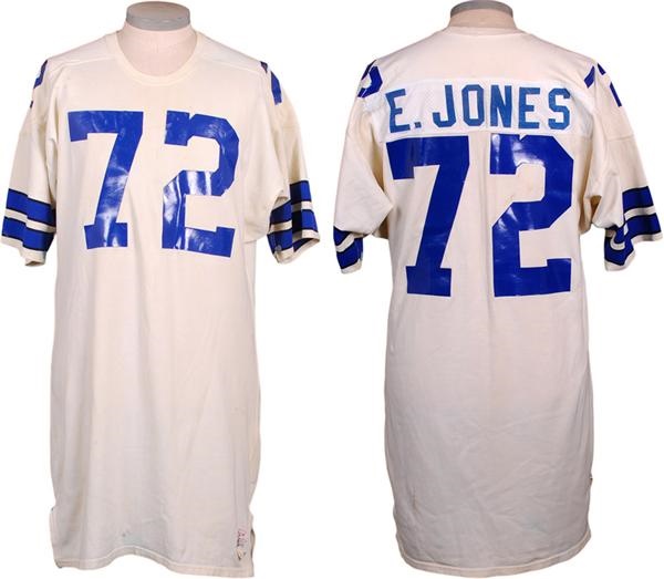 Football - 1970's Ed "Too Tall" Jones Dallas Cowboys Game Used Jersey
