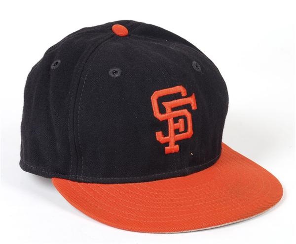 Mid 1970's Willie McCovey San Fransico Giants Game Used Hat