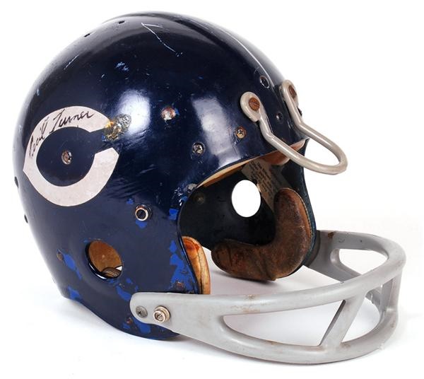 Football - Circa 1969 Cecil Turner Autographed Chicago Bears Game Used Helmet