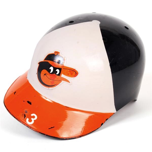 Baseball Equipment - Eddie Murray Game Used Baltimore Orolies Batting Helmet