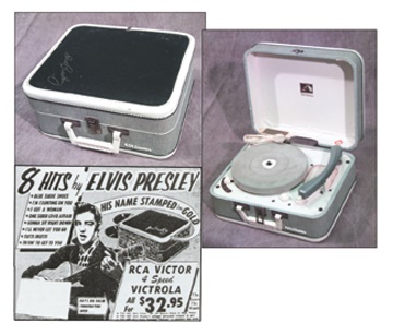- Circa 1950's Elvis Presley Phonograph