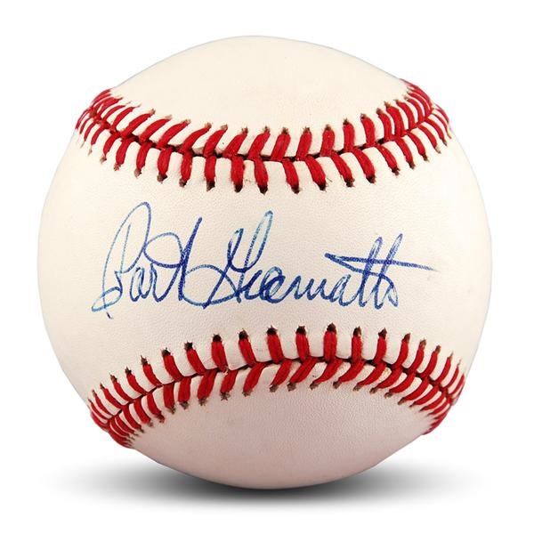 - Bart Giamatti Single Signed Baseball