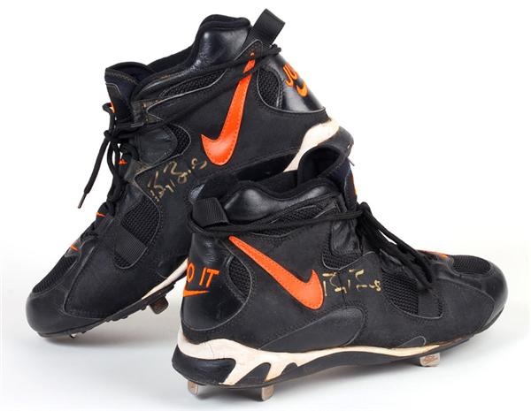 Barry Bonds Autographed Game Used Cleats