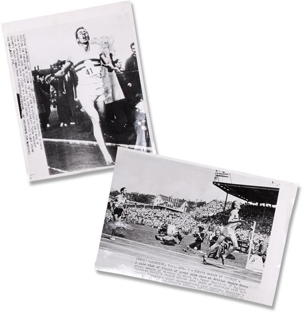 Important Roger Bannister Large Photographs (2)