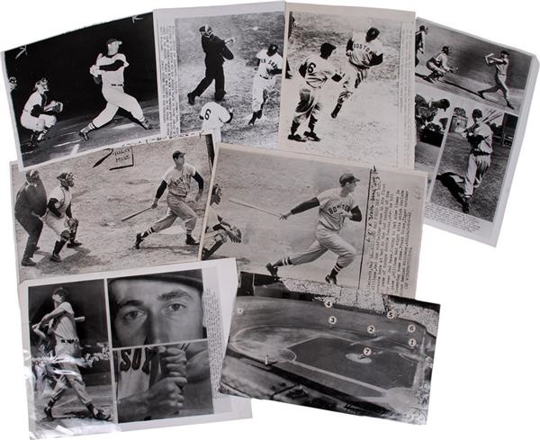 Kubina And The Mick - Ted Williams Oversized Photographs (8)