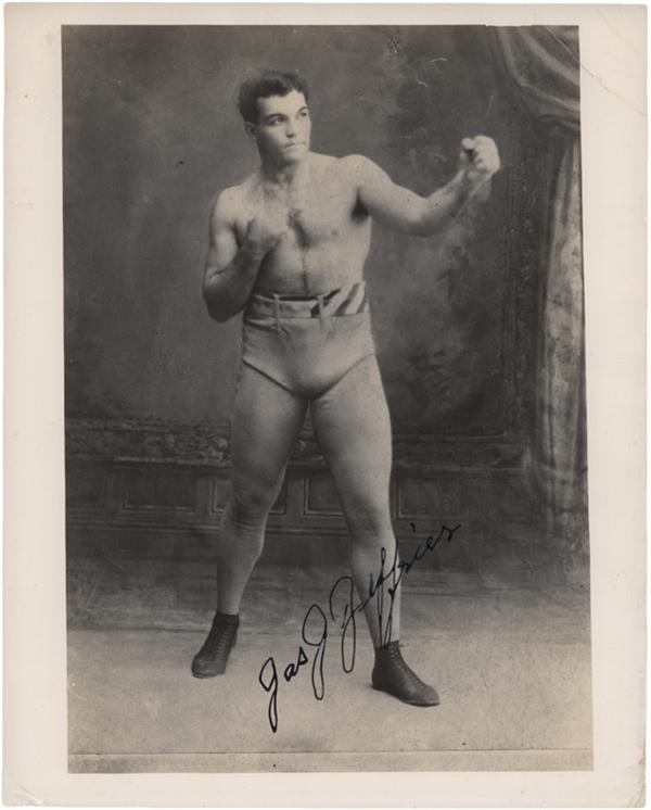 Muhammad Ali & Boxing - James J. Jeffries Signed 8x10" Photo