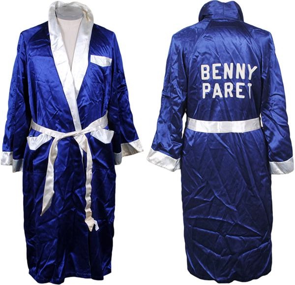 Muhammad Ali & Boxing - Benny Paret Fight Worn Robe