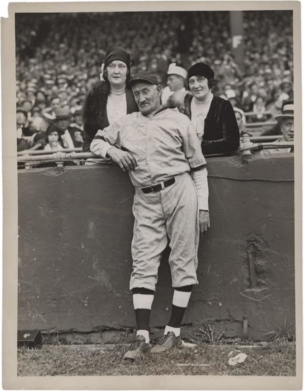 Baseball Photographs - Honus Wagner at the Boston All-Star Game