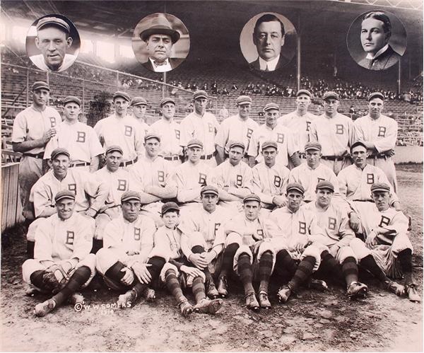 - Amazing 1914 Boston Braves World Champions Imperial Cabinet Photo (14.5 x 17)
