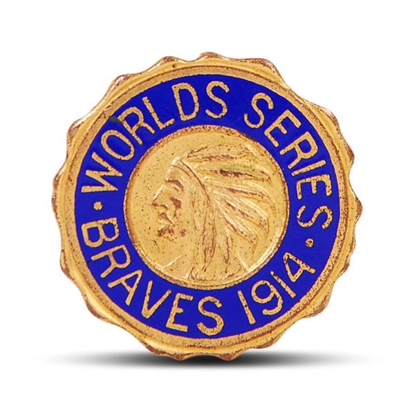 1914 Boston Braves World Series Press Pin