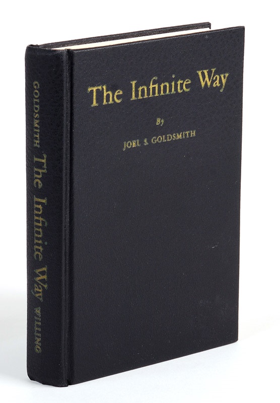 Rock And Pop Culture - Elvis Presley Inscribed "The Infinite Way" Book with Numerous Handwritten Notations