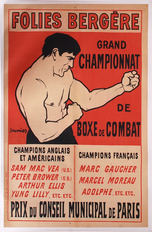 1907 Sam McVea vs. Marc Gaucher On Site Poster