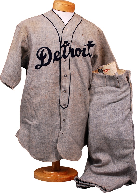 - Circa 1937 Flea Clifton Detroit Tigers Game Worn Uniform