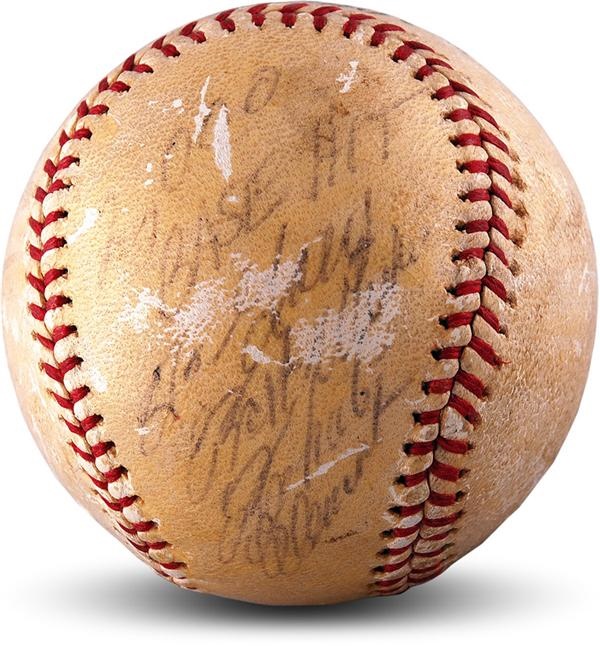 Clemente and Pittsburgh Pirates - Roberto Clemente's 2000th Hit Single Signed Baseball