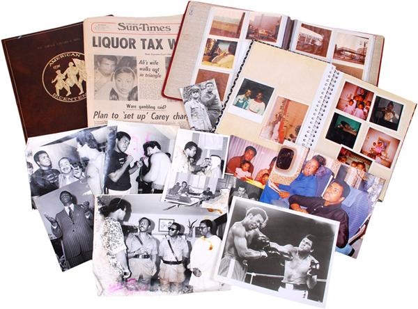 - The Muhammad Ali Presentational Scrapbook and Photograph Collection (200+)