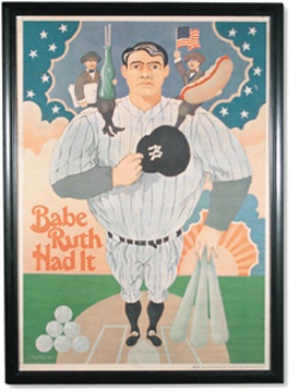 - Babe Ruth Had It Advertising Poster