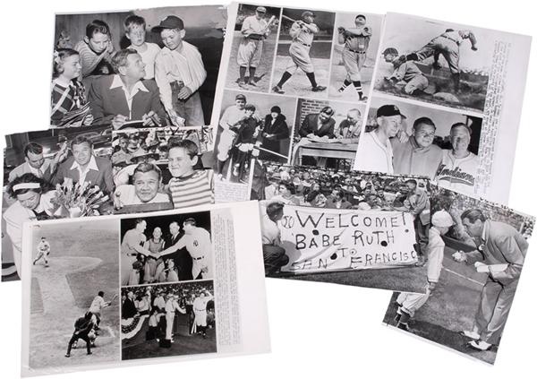 Babe Ruth and Lou Gehrig - Babe Ruth Oversized Photographs (8)
