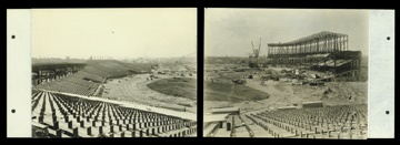 - 1922 Yankee Stadium Construction Panorama from Osborne Archives (7x18")