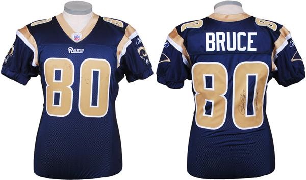 Football - 2007 Isaac Bruce Jersey Worn For Eight Receptions (145 Yards)