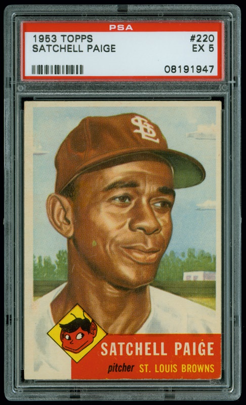 1953 Topps Satchell Paige Graded EX 5
