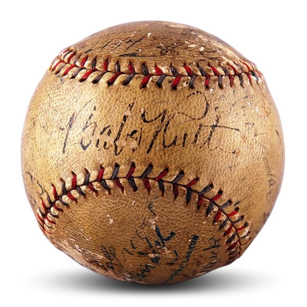 Baseball Autographs - 1933 American League All-Star Team Signed Baseball