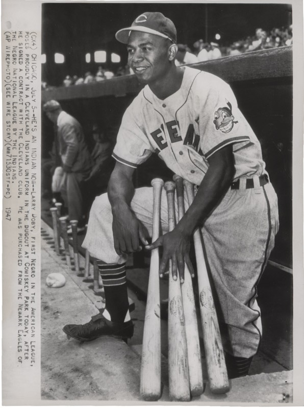 - Larry Doby's 1947 Debut (2 photos)