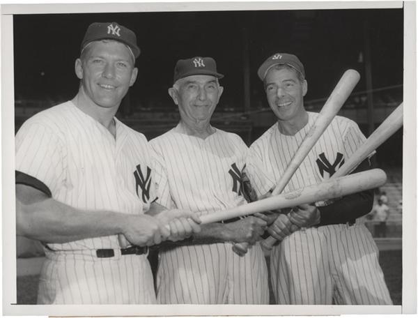 Mantle, DiMaggio and Baker (1957)