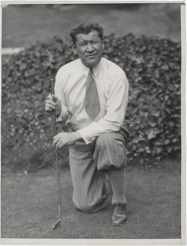 Football - Jim Thorpe as Golfer (1929)