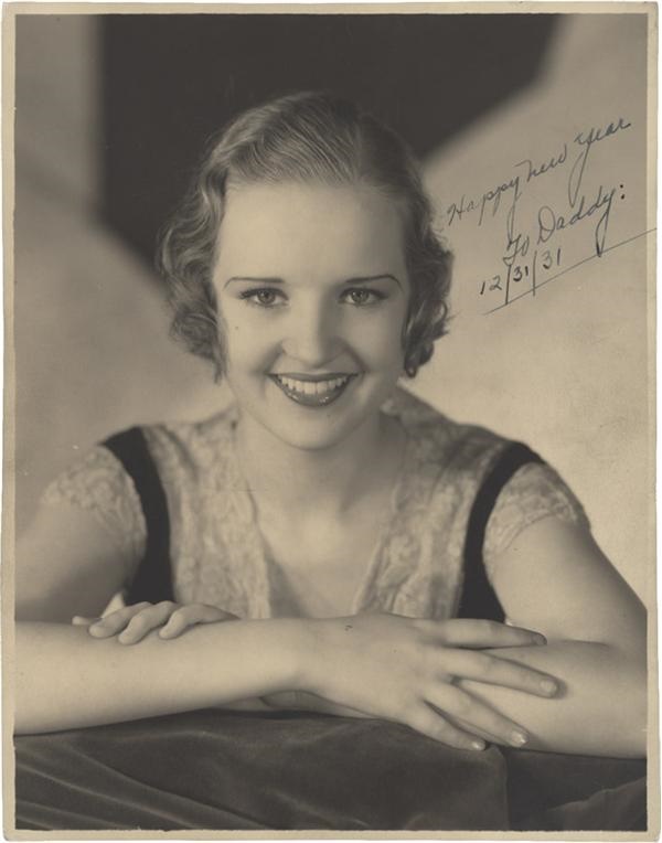 Hollywood - Betty Grable Signed Photograph (1931)