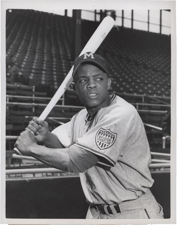 Willie Mays of the Minneapolis Millers (1951)