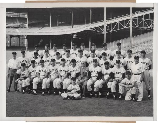 Kubina And The Mick - Last Photograph of the New York Giants (1957)