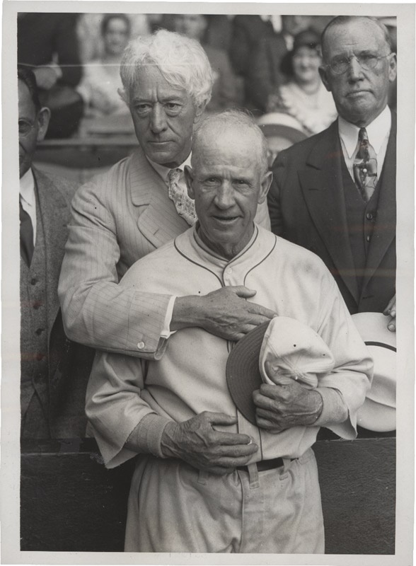 Kid Gleason &amp; Kennesaw Mountain Landis at the 1931 World Series