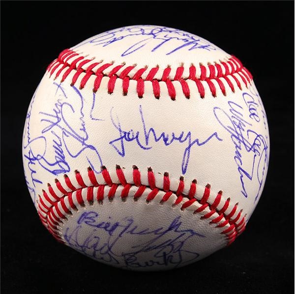 Autographs Baseball - 1988 Boston Red Sox Team Signed Baseball